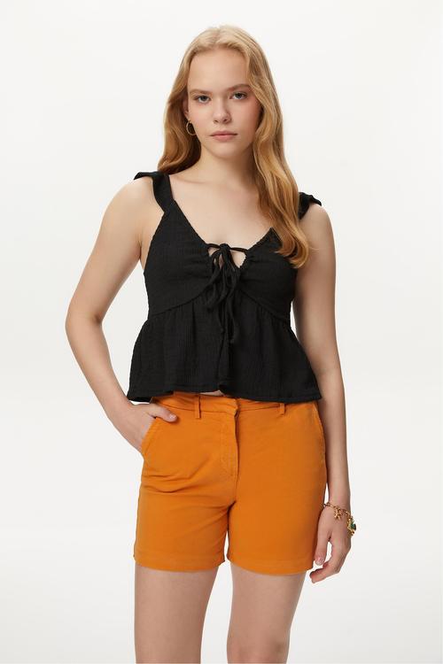  YÜKSEK BEL CHINO ŞORT