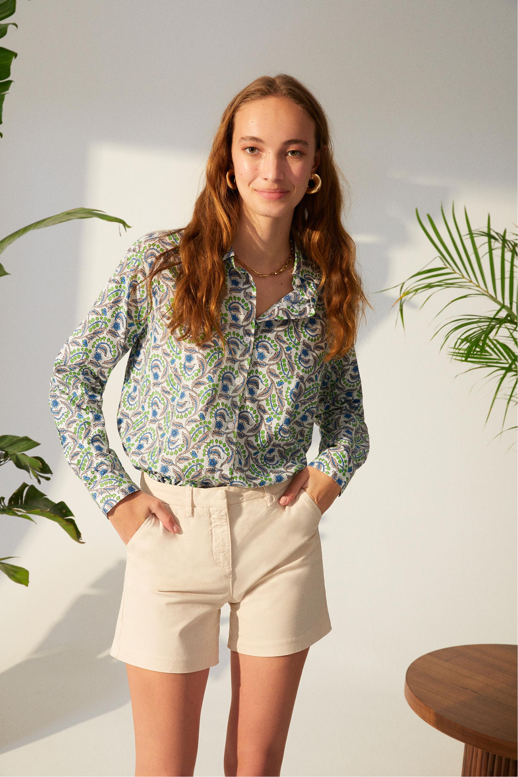 YÜKSEK BEL CHINO ŞORT