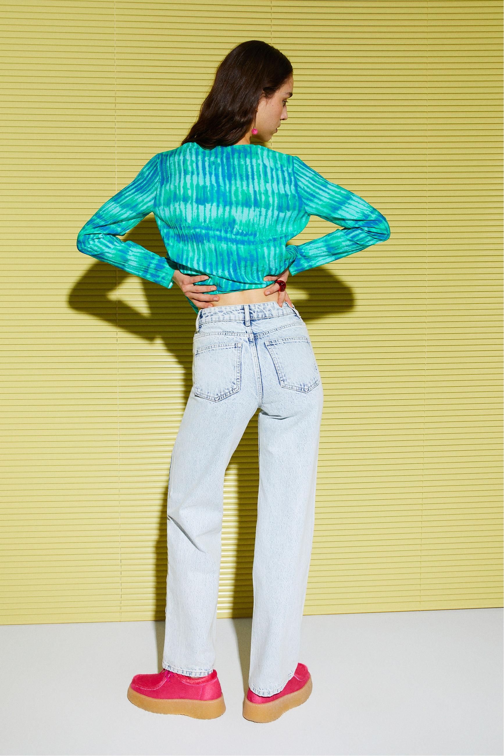 YÜKSEK BEL BOL PAÇA JEAN PANTOLON