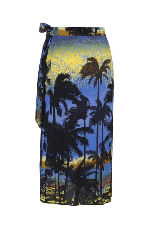  BASKILI MİDİ ANVELOP ETEK