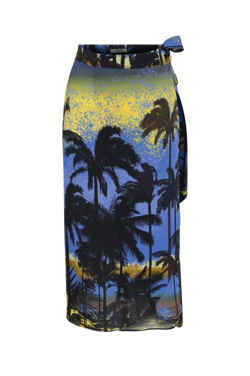  BASKILI MİDİ ANVELOP ETEK