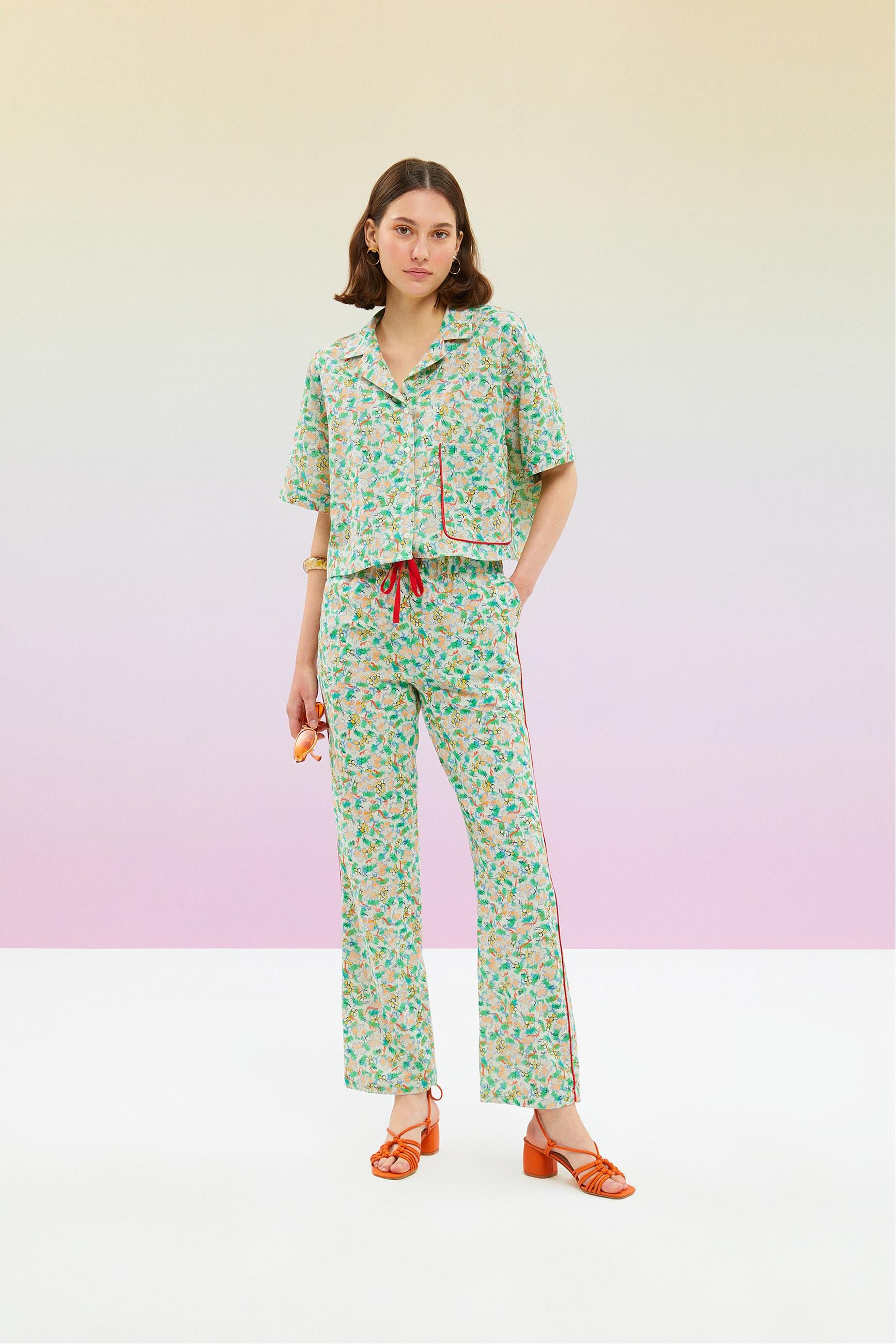 KETEN İÇERİKLİ REGULAR FIT GÖMLEK