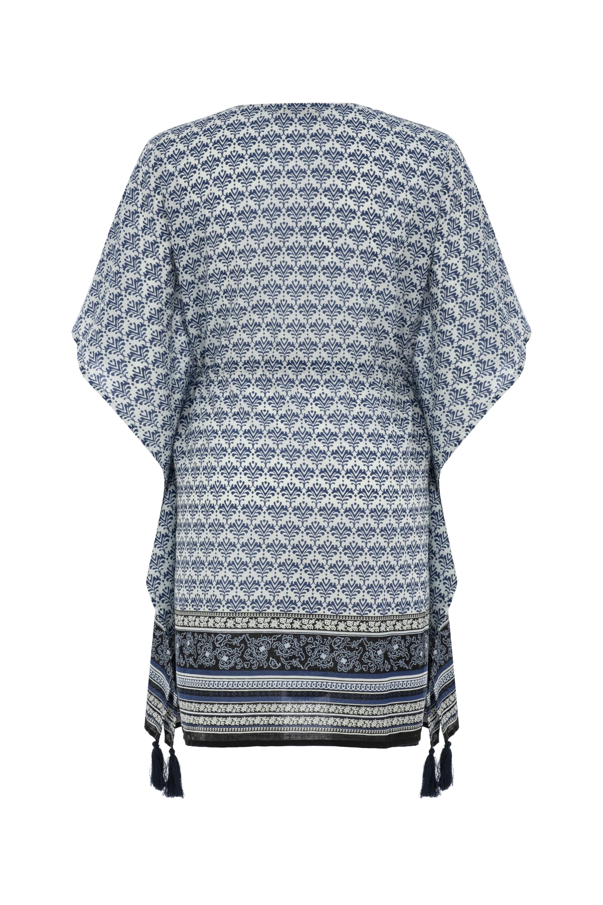 ETNİK DESENLİ MİNİ VİSKOZ ELBİSE