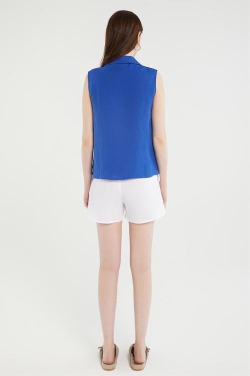  KOLSUZ KETEN GÖMLEK