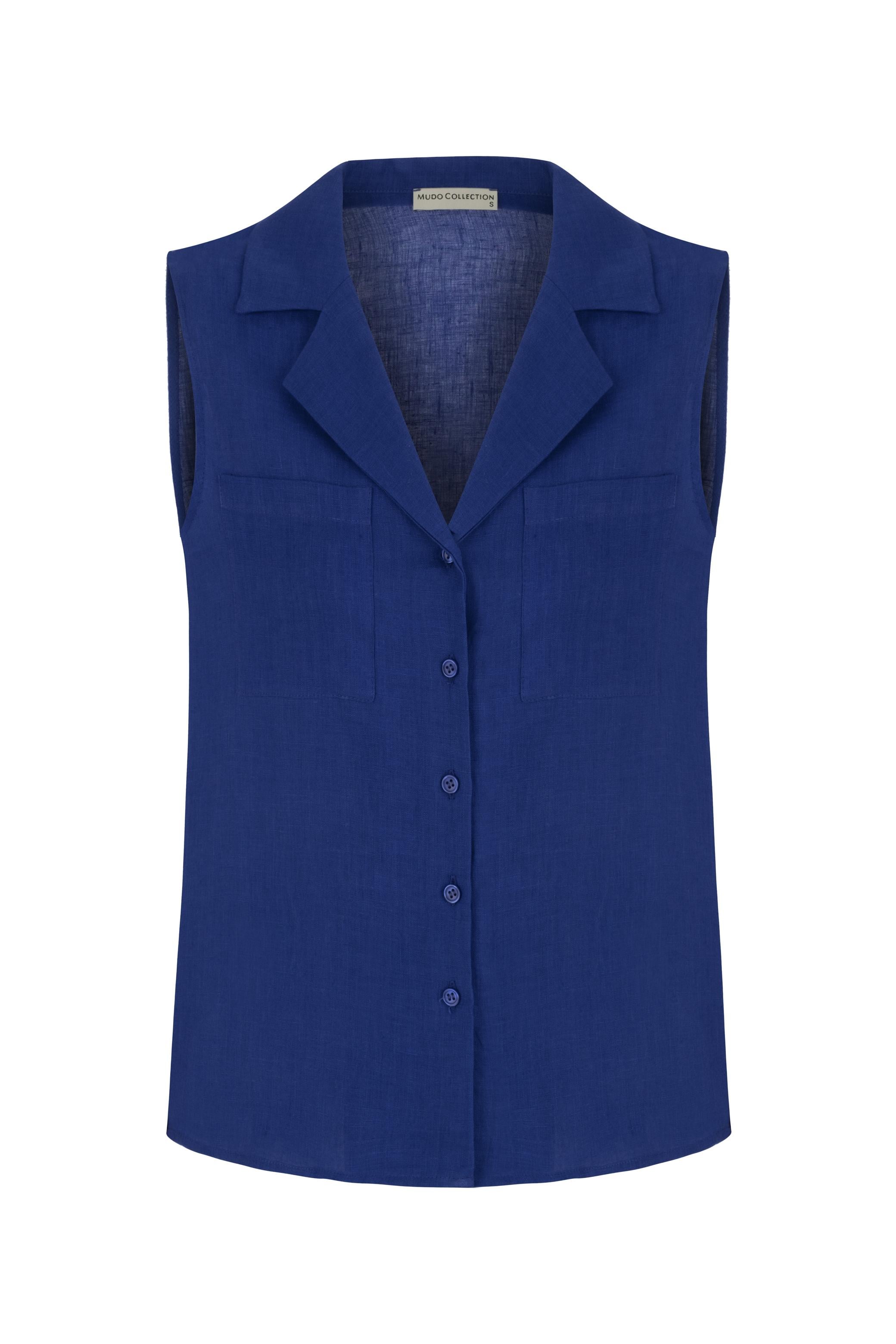 KOLSUZ KETEN GÖMLEK