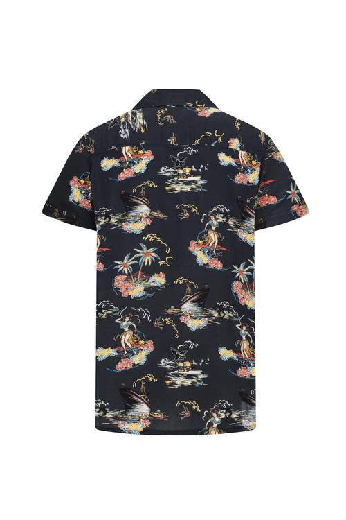  KISA KOLLU BASKILI GÖMLEK