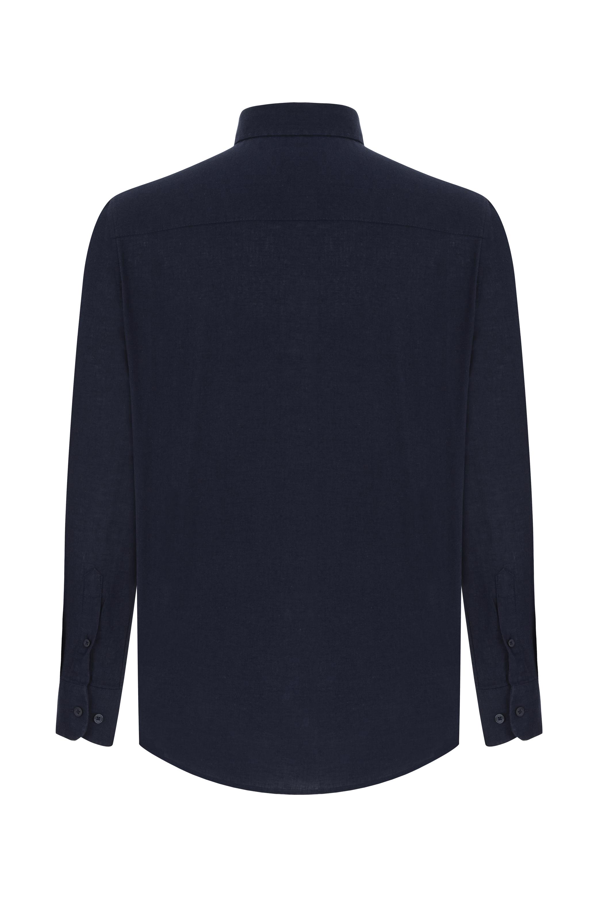 KETEN İÇERİKLİ REGULAR FIT GÖMLEK