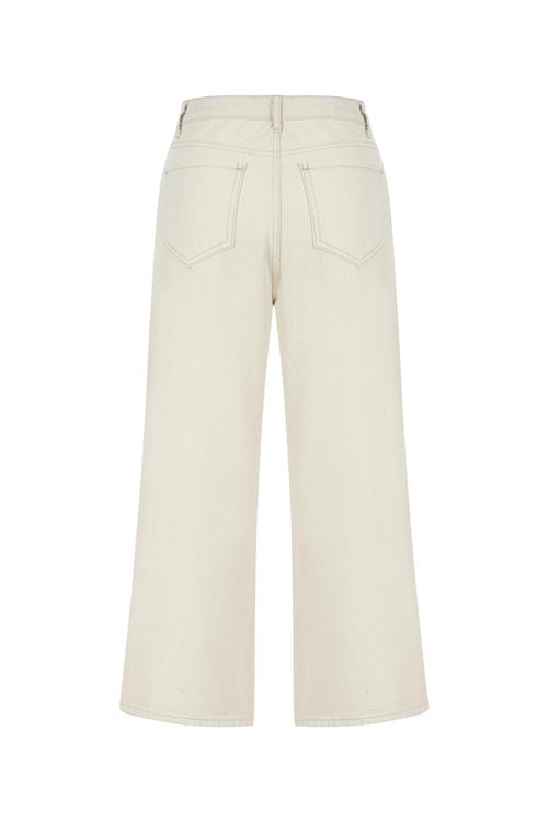  YIRTMAÇLI GENİŞ PAÇA JEAN PANTOLON