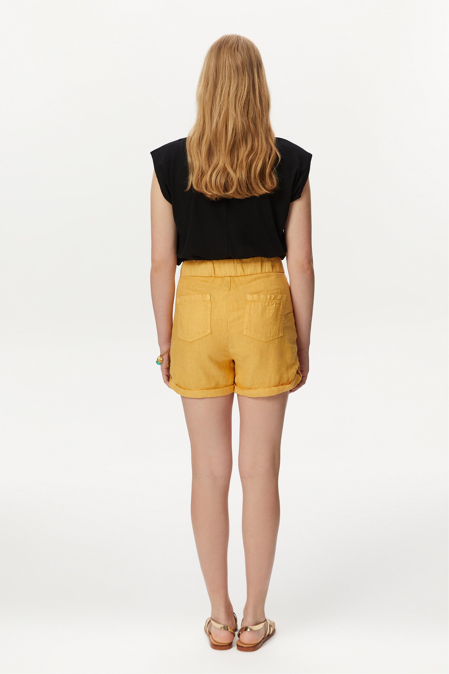 MİNİ KETEN ŞORT
