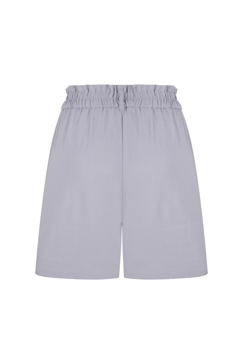  BÜZGÜ DETAYLI MİNİ ŞORT