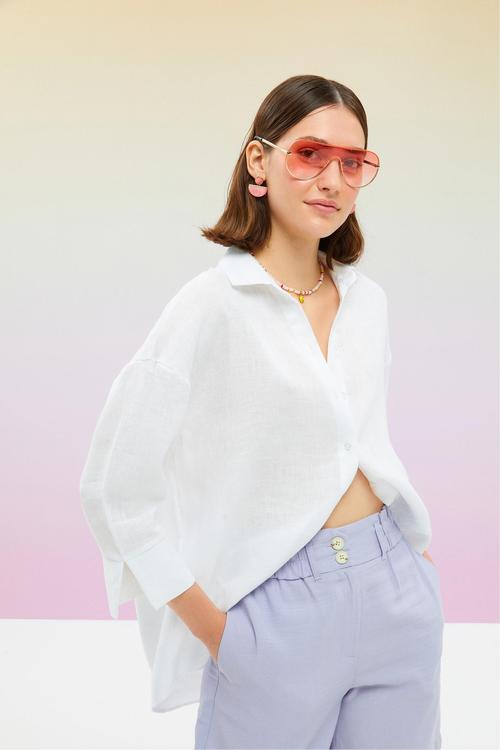  BÜZGÜ DETAYLI MİNİ ŞORT