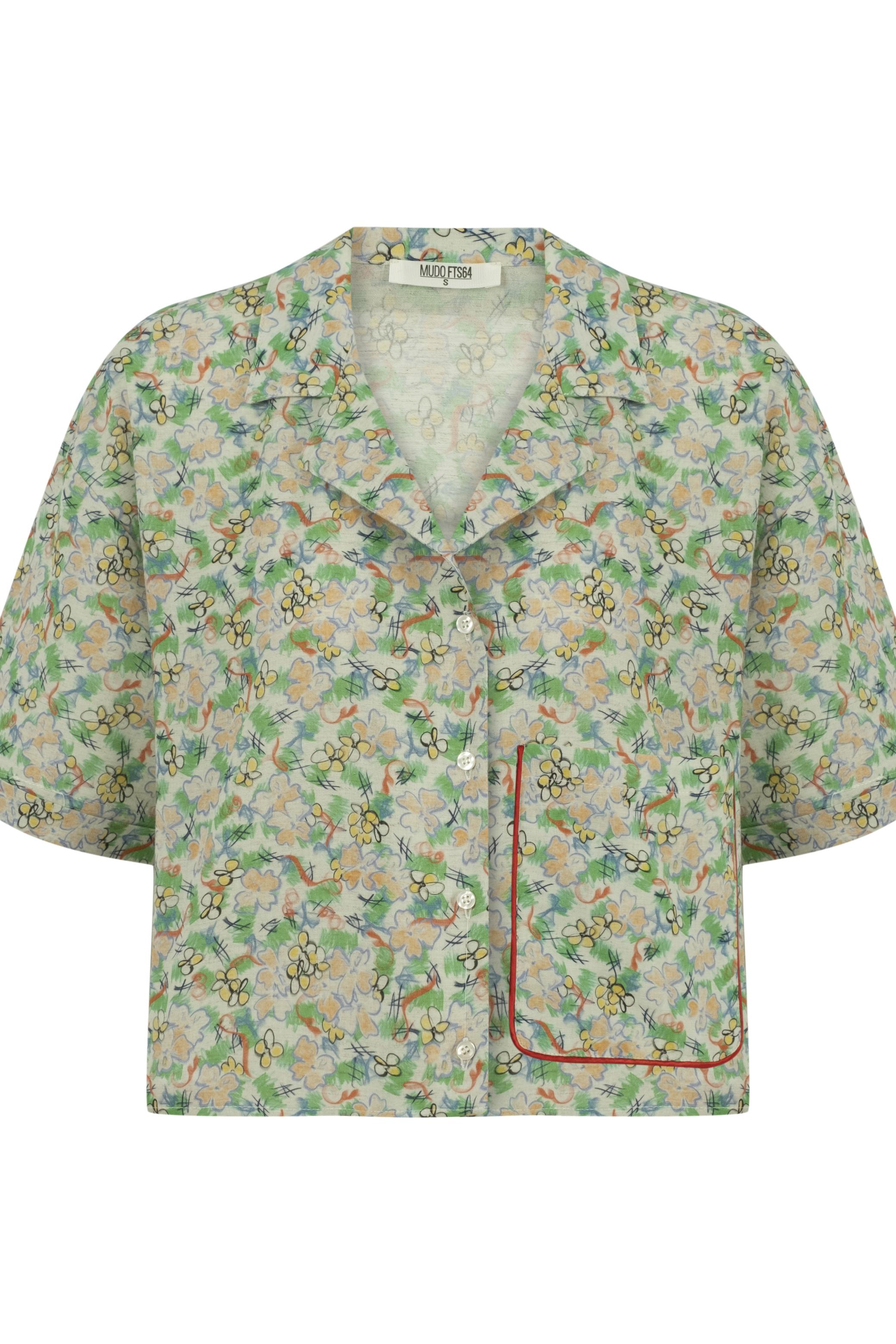 KETEN İÇERİKLİ REGULAR FIT GÖMLEK