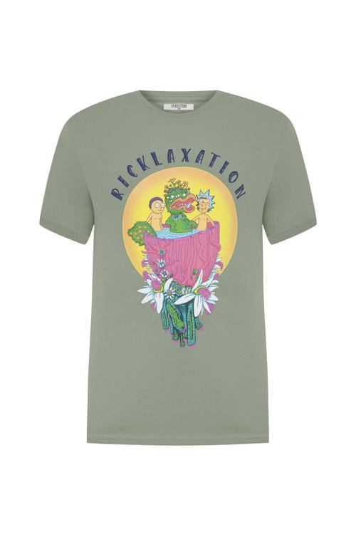  RICK AND MORTY KISA KOLLU T-SHIRT
