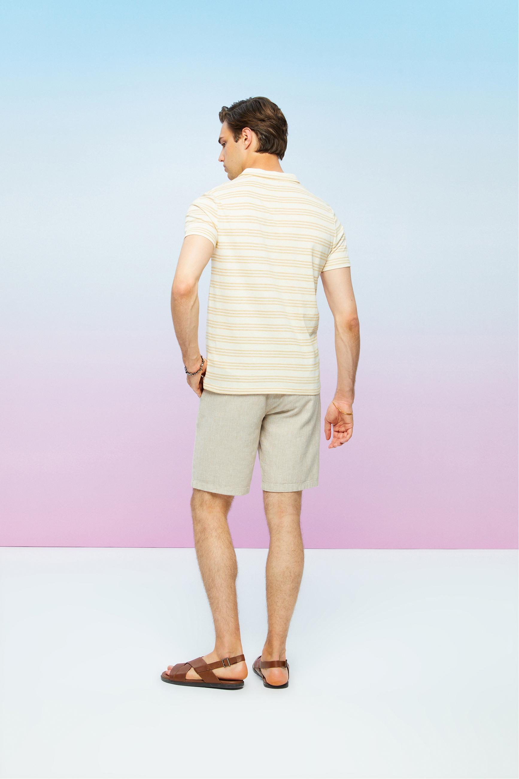 ÇİZGİLİ POLO YAKA T-SHIRT