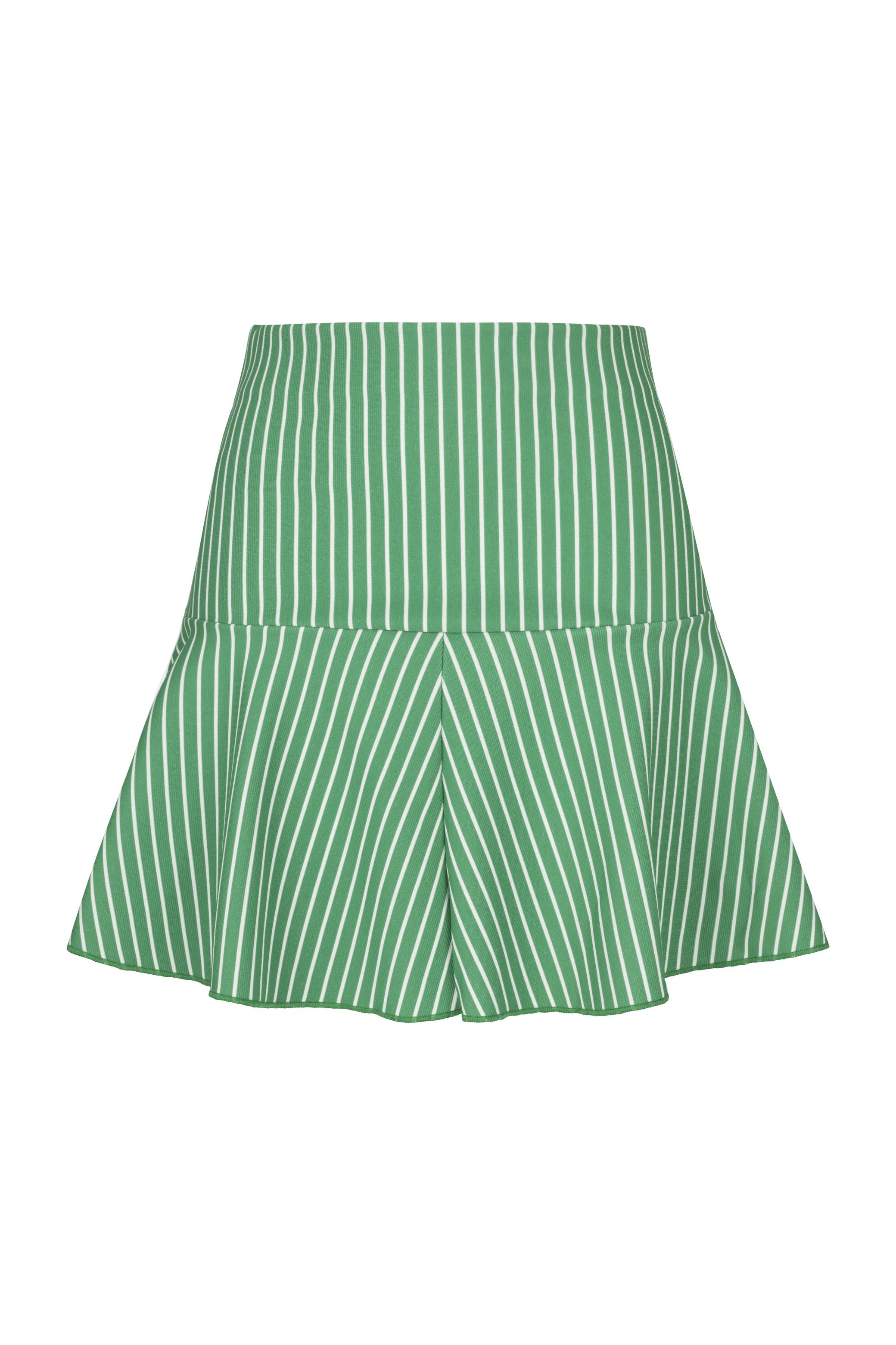 ÇİZGİLİ MİNİ KLOŞ ETEK