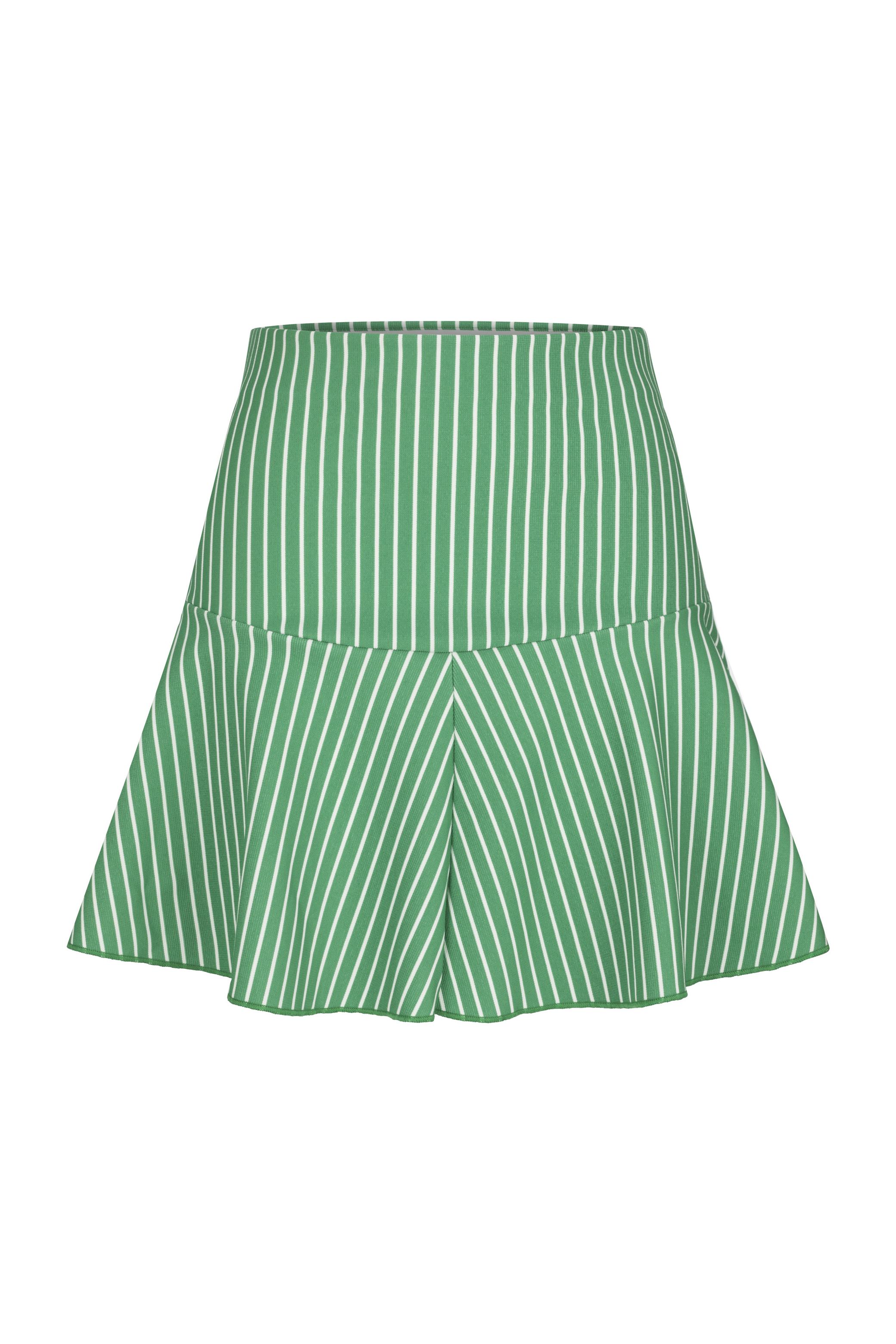 ÇİZGİLİ MİNİ KLOŞ ETEK