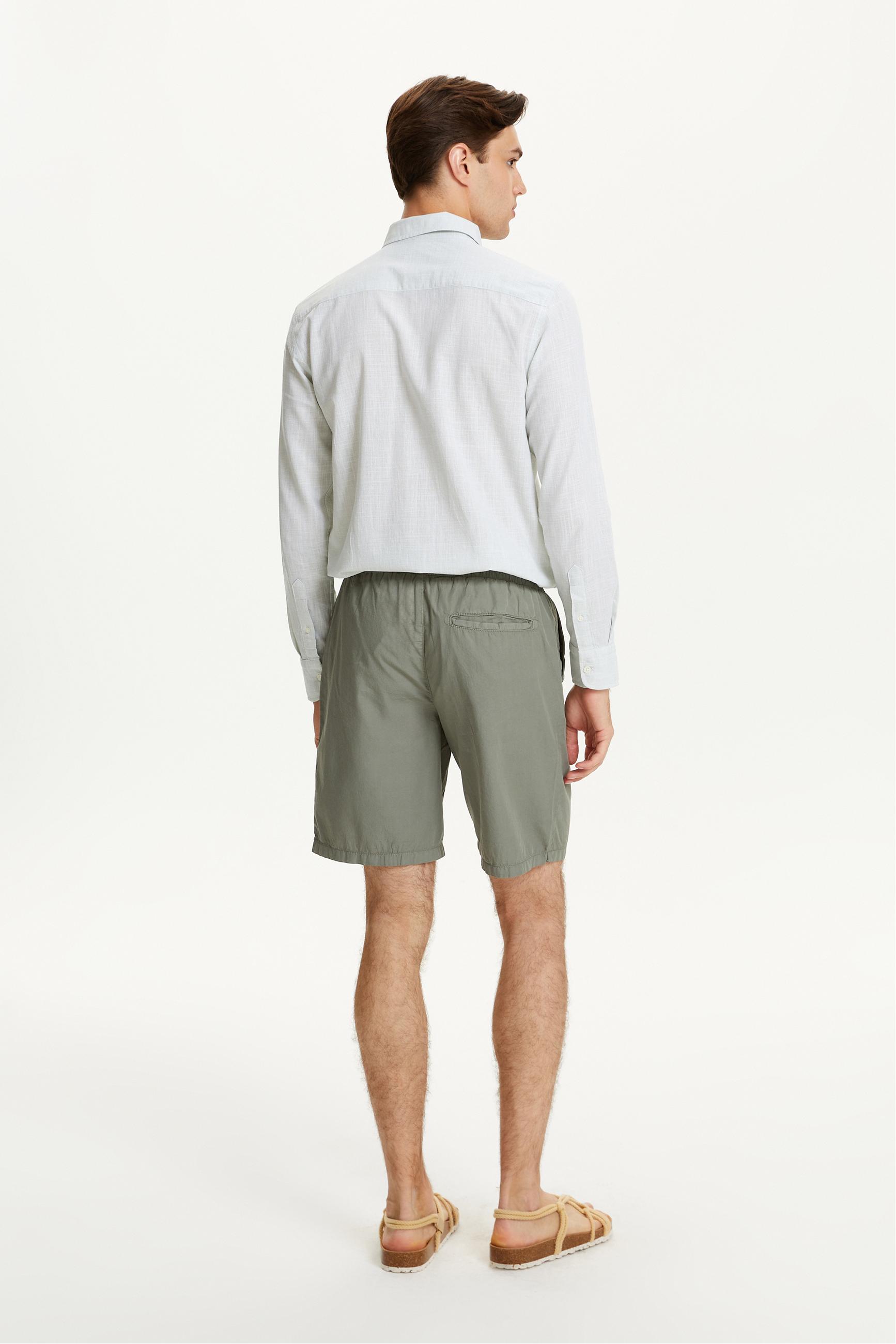 BELİ BAĞLAMALI PAMUKLU ŞORT