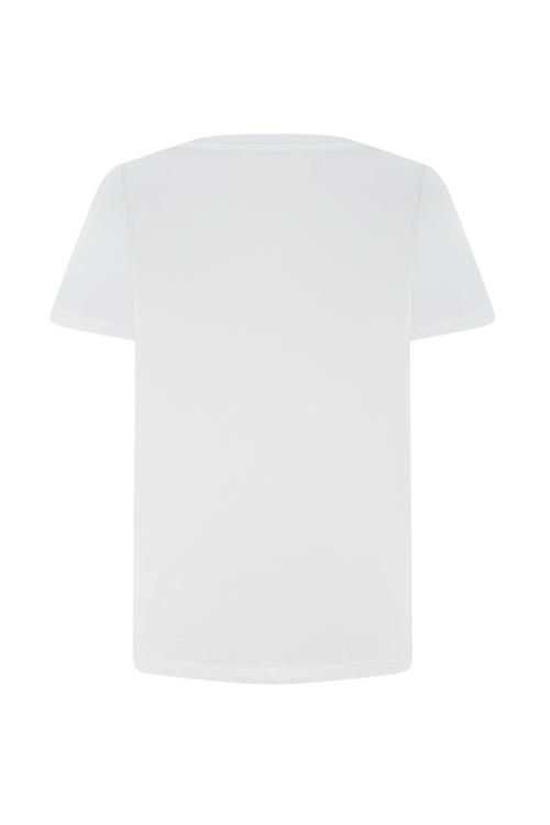  BASKILI BİSİKLET YAKA T-SHIRT