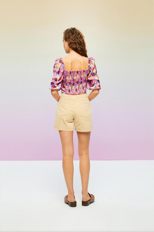  PAMUKLU MİNİ ŞORT