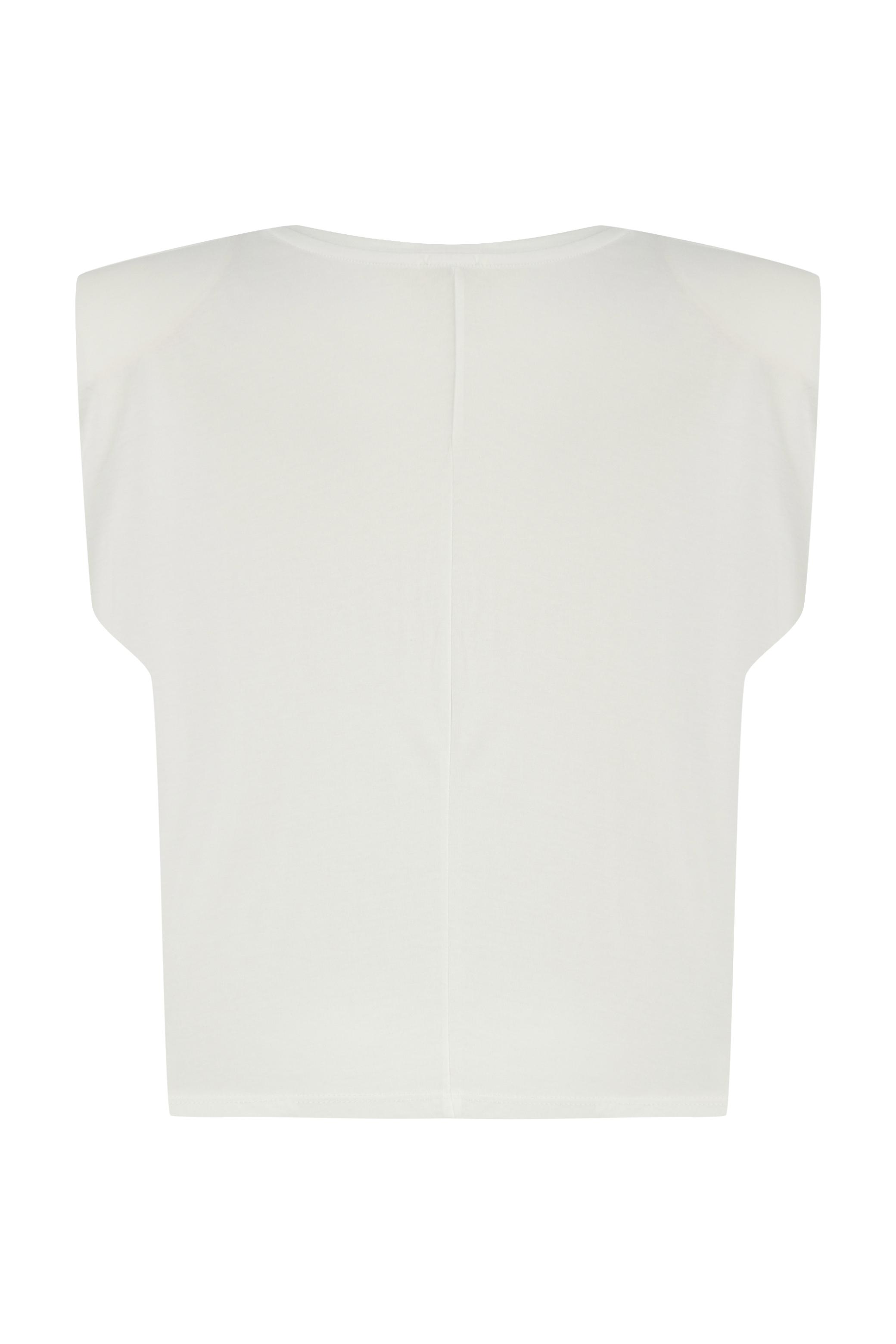 VATKALI BİSİKLET YAKA KOLSUZ T-SHIRT