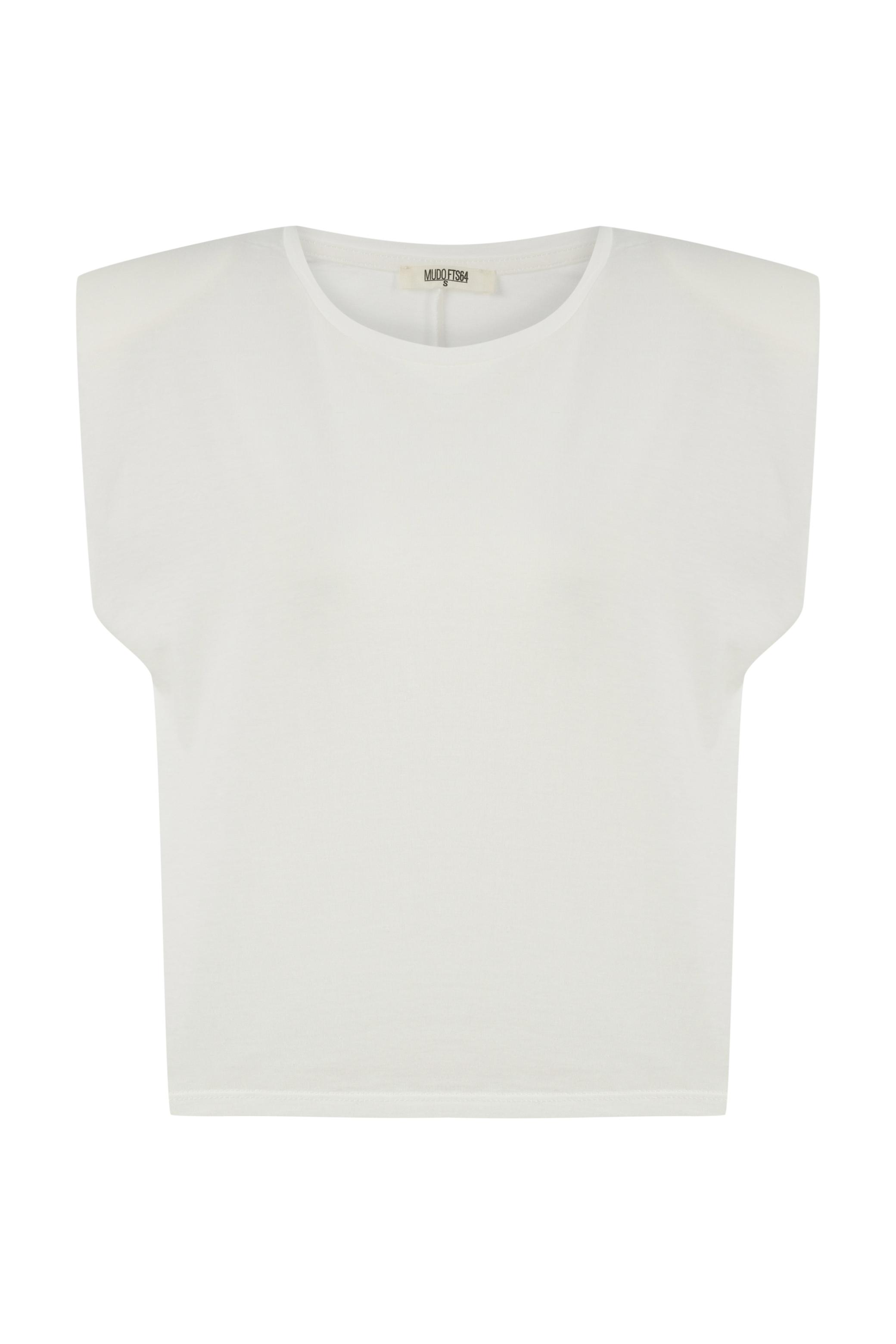 VATKALI BİSİKLET YAKA KOLSUZ T-SHIRT