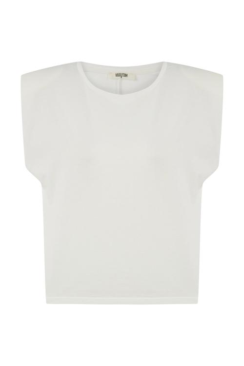  VATKALI BİSİKLET YAKA KOLSUZ T-SHIRT