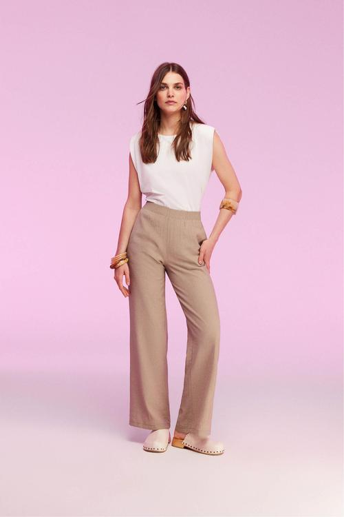  VATKALI BİSİKLET YAKA KOLSUZ T-SHIRT