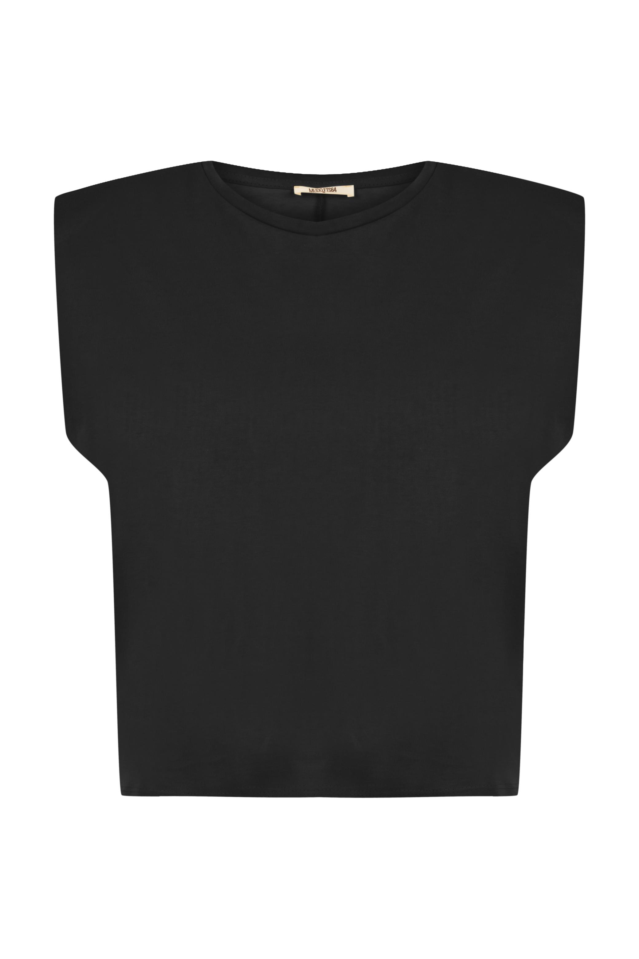 VATKALI BİSİKLET YAKA KOLSUZ T-SHIRT