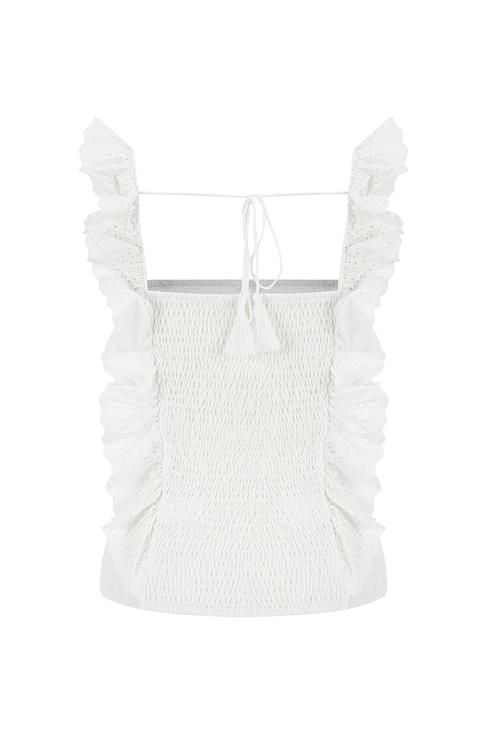  FİSTO DETAYLI GİPELİ BLUZ