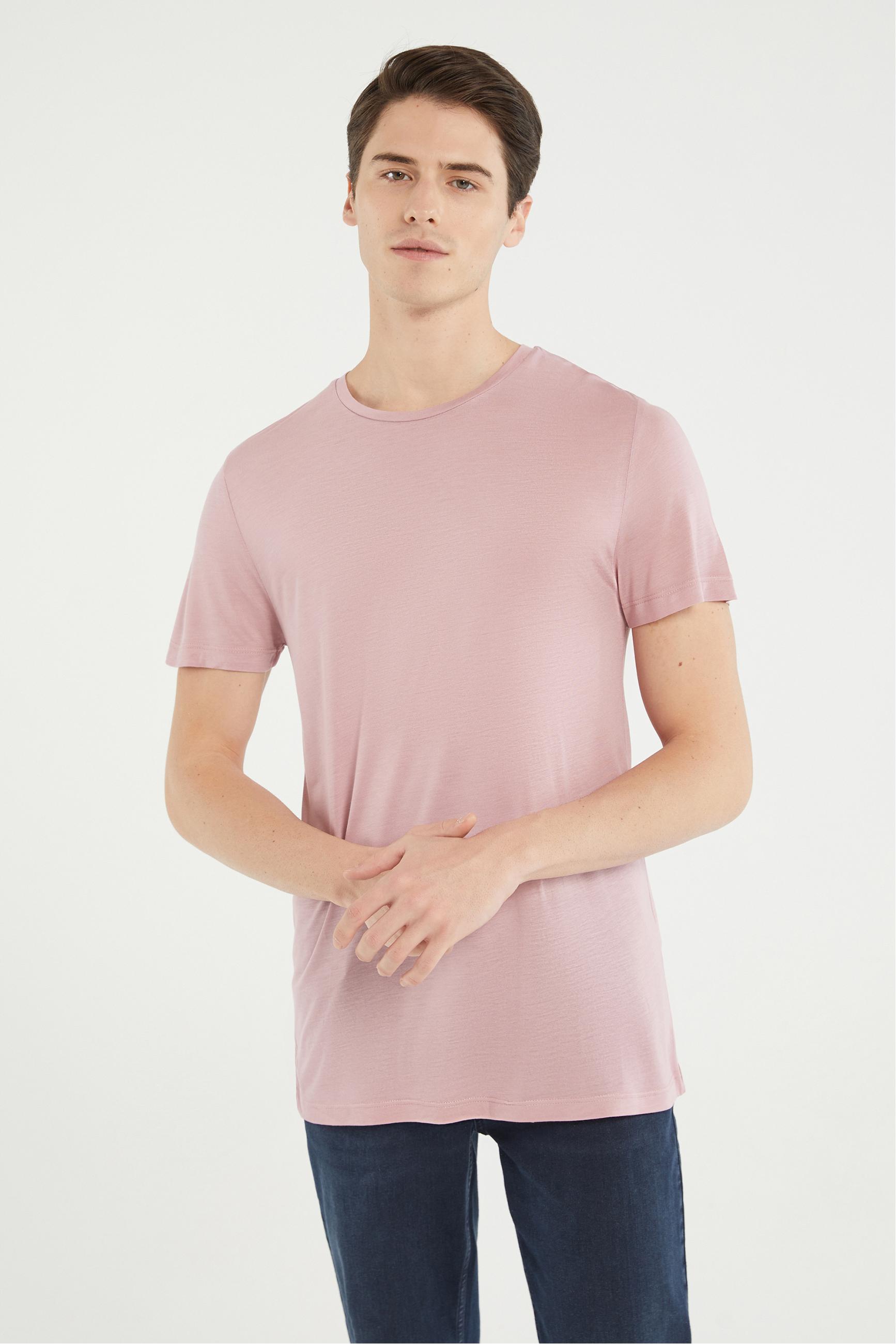 BİSİKLET YAKA BASIC T-SHIRT