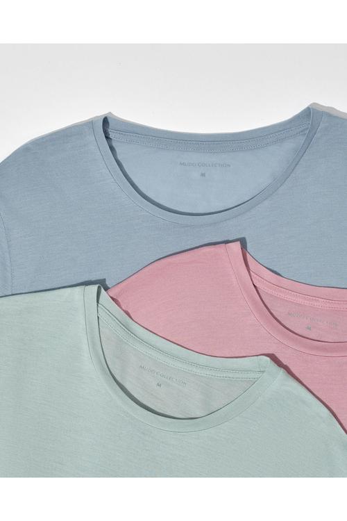  BİSİKLET YAKA BASIC T-SHIRT