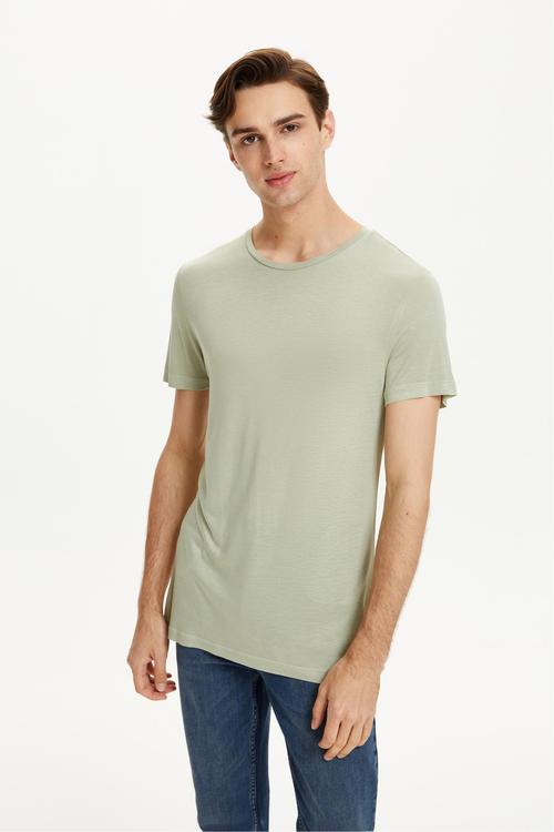  BİSİKLET YAKA MODAL T-SHIRT