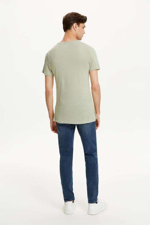  BİSİKLET YAKA MODAL T-SHIRT