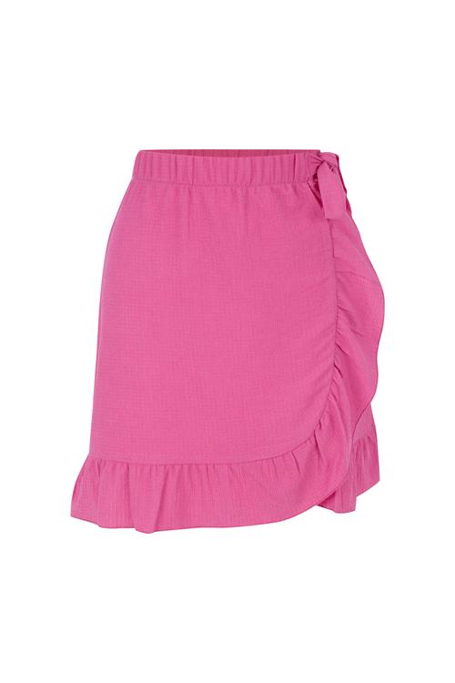  YANDAN BAĞLAMALI FIRFIRLI MİNİ KLOŞ ETEK