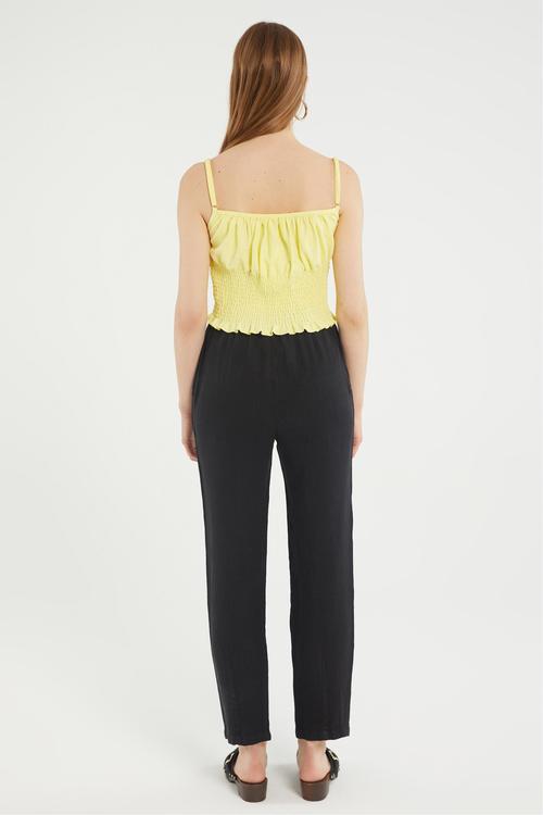  İNCE ASKILI GİPELİ CROP BLUZ