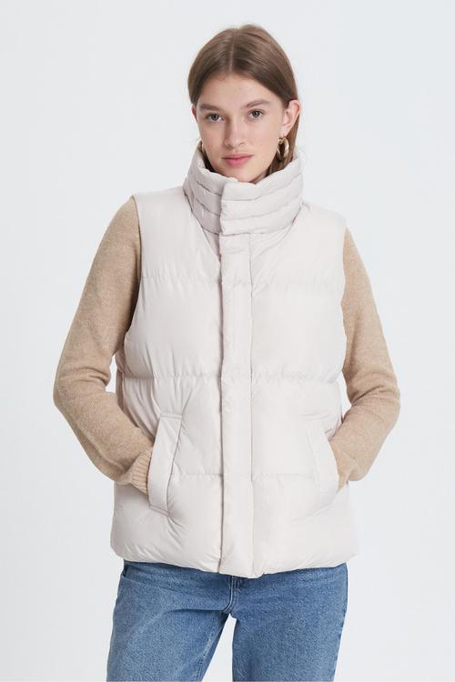  DİK YAKA ŞİŞME YELEK