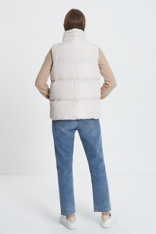  DİK YAKA ŞİŞME YELEK