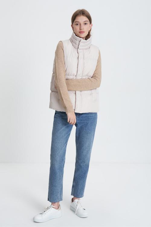  DİK YAKA ŞİŞME YELEK