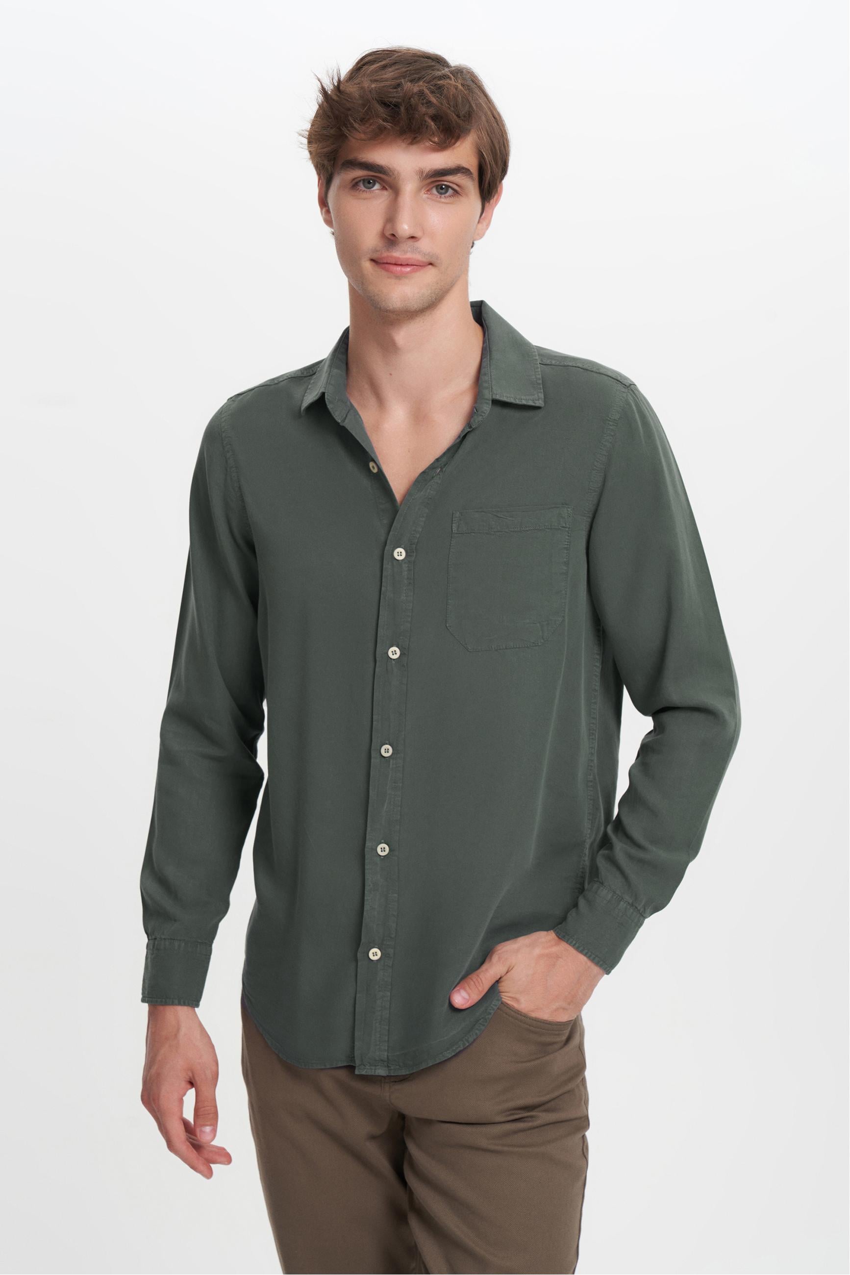 TENCEL REGULAR FIT GÖMLEK