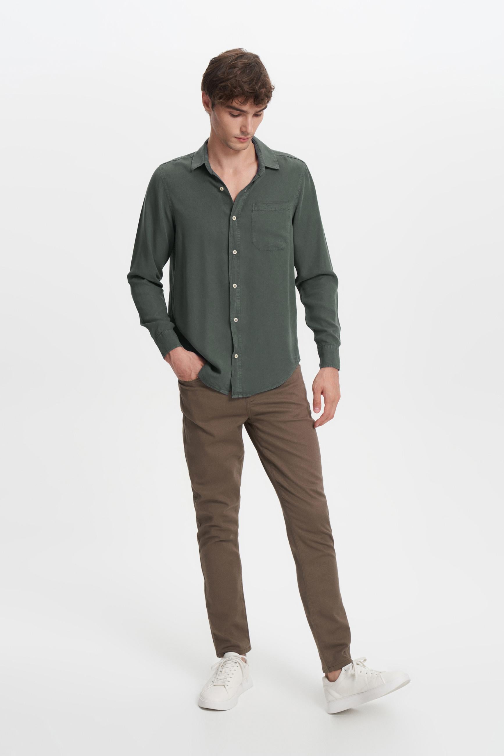 TENCEL REGULAR FIT GÖMLEK