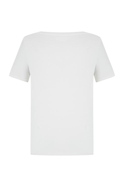  V YAKA KISA KOLLU BASIC T- SHIRT