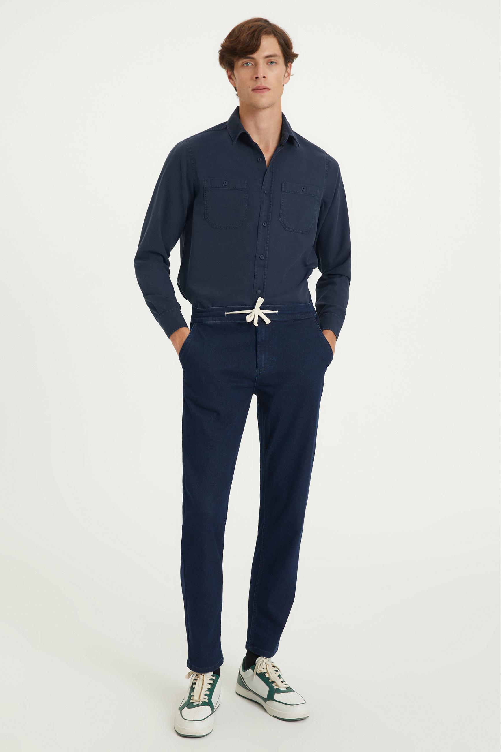 TAPERED FIT JEAN PANTOLON