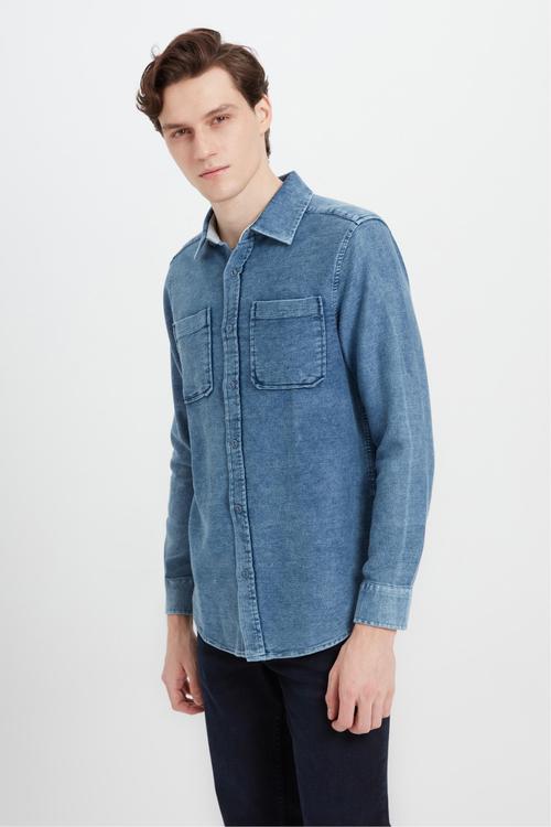  PAMUKLU RAHAT KESİM GÖMLEK