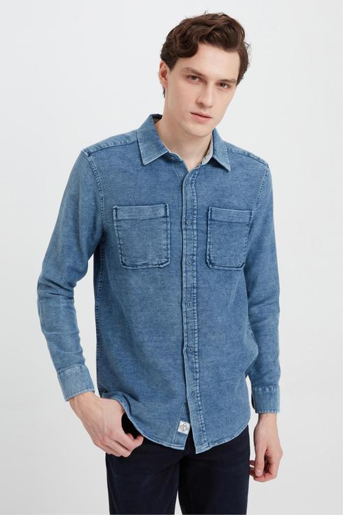  PAMUKLU RAHAT KESİM GÖMLEK