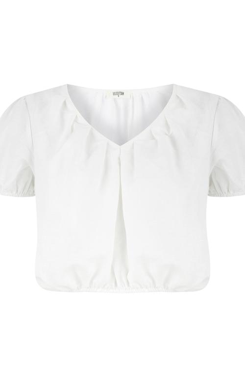  V YAKA KARPUZ KOL BLUZ