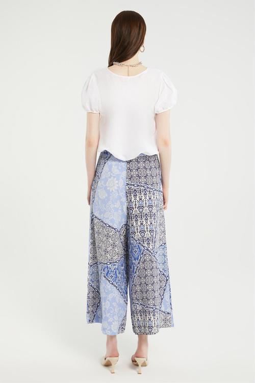  V YAKA KARPUZ KOL BLUZ