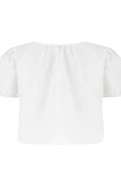  V YAKA KARPUZ KOL BLUZ