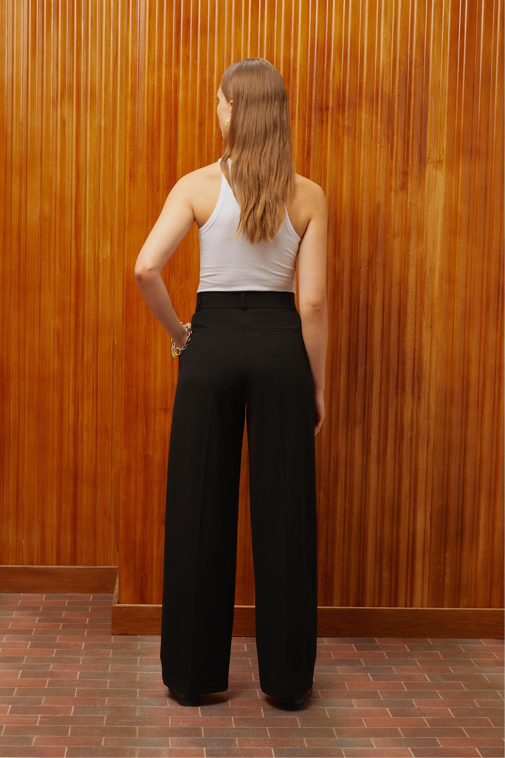 YÜKSEK BEL BOL PAÇA PANTOLON