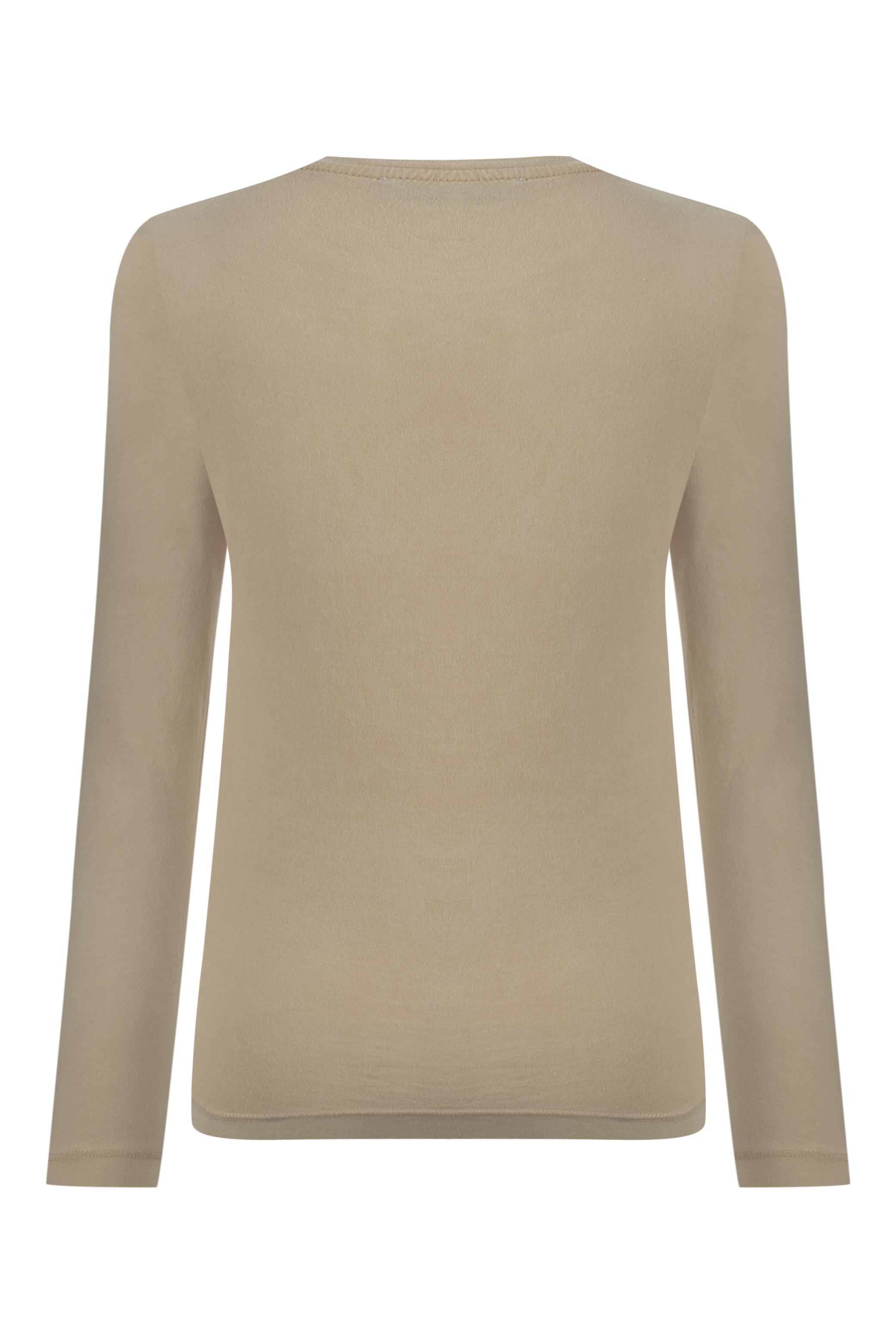 BİSİKLET YAKA UZUN KOLLU  BASIC T-SHIRT