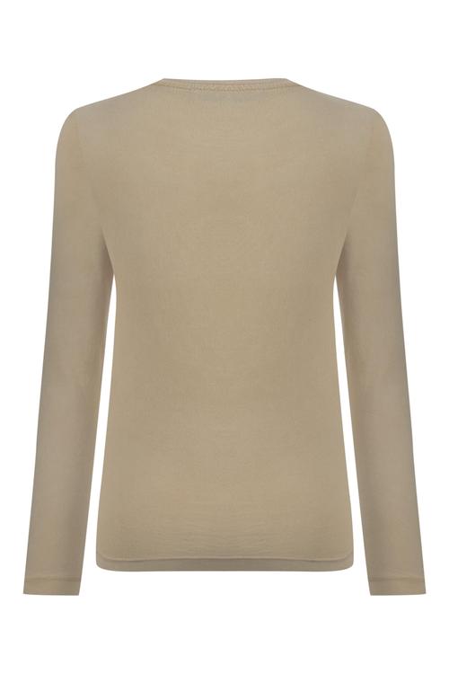  BİSİKLET YAKA UZUN KOLLU  BASIC T-SHIRT